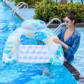 U-shaped Inflatable Air Mattress Mesh Floating Lounge Chair Outdoor Water Sports Inflatable Mattress with Cup Holder Summer ﻿. 