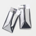 100pcs Smooth Silver Aluminium Foil Self-Adhesive Bags Plastic Packaging  Bags Greeting Card Packaging Postcard  Bags. 