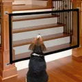 Tall Pet Dog Gate Retractable Safety Guard Retractable Toddler Stair Gate Isolation Ingenious Mesh Dog Fence Indoor Outdoor. 