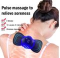 Full Body Mini Butterfly Massager Stick with 8 Modes & 19 Levels | Electric Rechargeable Massage Pad Gun for Neck, Back and Pain Relief for Men/ Women | EMS TENS Device Muscle Therapy Machine. 
