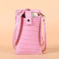 Women Mini Bag PU Leather Crossbody Purse Wallet Shoulder Pouch Mobile Phone Bag.
