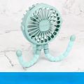 Baby Stroller Fan Hand Held Rechargeable USB Bladeless Small Folding Fans Mini Ventilator Silent Table Outdoor Cooler Neck Fan.