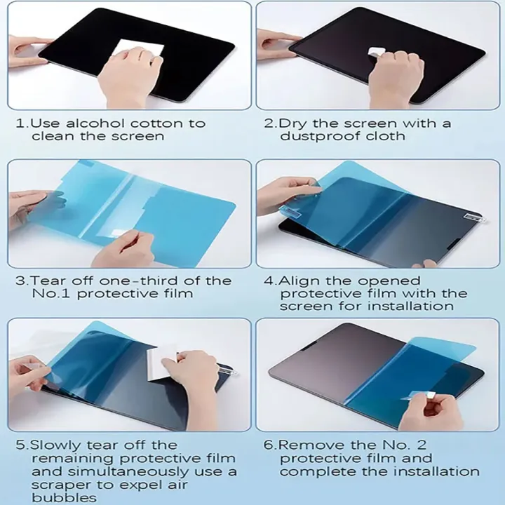 2PCS%20Paper%20Film%20Screen%20Protector%20For%20iPad%20Pro%2013%2011%202024%20M4%20iPad%20Pro%2012.9%209.7%20Gen%206th%205th%204th%20Pro%2011%202022%202021%202020%202018%202017%20-%20Image%206