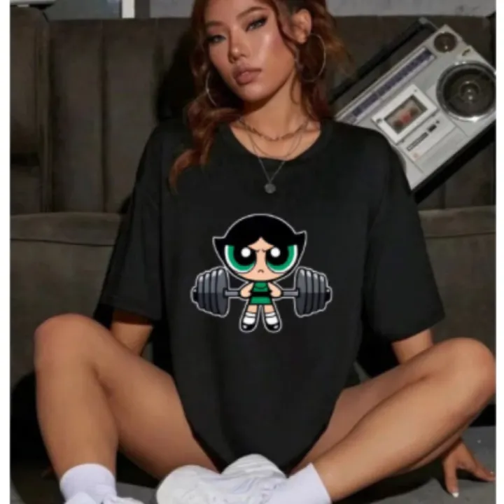 Girls%20Super%20Powerful%20Blouse%20Training%20Streetwear%20T-shirt%20Women's%20Shirt%20Academy%20Gym%20Fitness%20T-shirt%20-%20Image%205