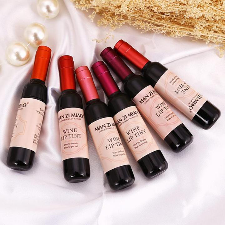 2023%20Lipstick%20Lipgloss%20Waterproof%20Long%20Lasting%20Lovely%20Tint%20Wine%20Bottle%20Shape%20Lip%20For%20Women%20Makeup%20Gloss%20Red%20%20Cosmetic%20-%20Image%202