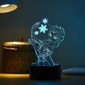 7 Colors 3d Lamp Anime My Hero Academia Dabi Led Light For Bedroom Decor Cool Manga Gift For Him Rgb Colorful Night Light Dabi. 