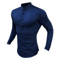 Autumn Fashion Long Sleeve Shirt Men Super Slim Fit Male Casual Social Business Dress Shirt Brand Men Fitness Sports Clothing. 