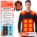 Heated thermal underwear, respectively have 24/14/12/3 heating zones, ideal for casual outdoor activities,camping,Clearance sale. 