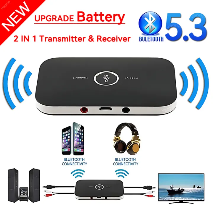 Upgraded%20Bluetooth%205.3%20Audio%20Transmitter%20Receiver%20RCA%203.5mm%20AUX%20Jack%20USB%20Dongle%20Music%20Wireless%20Adapter%20For%20Car%20PC%20TV%20Headphones%20-%20Image%202