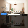 95-98% Blackout Curtain DIY Portable Travel Removable Blocking Darkest Window Film Cloth Self-adhesive Window Shades.