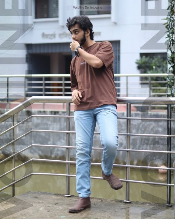 STONE FALCON (Original Export)  Slim-Fit Denim Pants