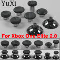 1Set Thumbsticks Grip Gap For Xbox One Elite 2 3D Analog Joystick Button Base Gamepad Controller Metal Replacement Parts. 
