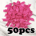 (50pcs) 1 inch fresh pink ribbon bows Polyester Satin Bow Flower DIY Craft Decoration. 