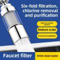 Universal Kitchen Faucet Water Filter - Splash Proof Purifier with Adjustable Extender, High Flow , Easy Installation Home Use. 