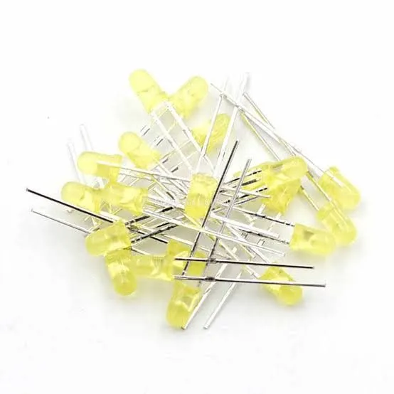 100pcs%203mm%20Yellow%20Color%20Led%20Light%20Indicator%20Bulbs%20Light%20Emitting%20Diode%20Round%20-%20Image%202
