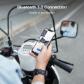 Tire Pressure Sensors Motorcycle TPMS Monitoring System 2/4 Tyre Pressure External for Motor Bluetooth-Compatible Android/IOS. 