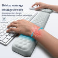 Mousepad Ergonomic Keyboard Mouse Wrist Rest Office Typing Protection Relax Wrist Memory Foam Mouse Pad Computer Laptop Desk Mat. 
