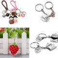 10/30/50pcs Open Metals Key Ring with Chain and Jump Rings Silver Color Metal Parts with Open Ring and Connector DIY Jewelry.