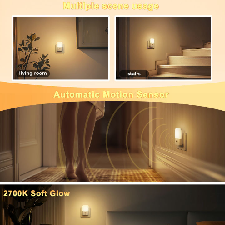 1/2/4%20Pack%20Plug-in%20LED%20Night%20Light%20with%20Motion%20Sensor,%20Adjustable%20Brightness,%20Smart%20Night%20Lights%20Plug%20Into%20Wall%20Sensor,%202700K%20lightify%20-%20Image%204