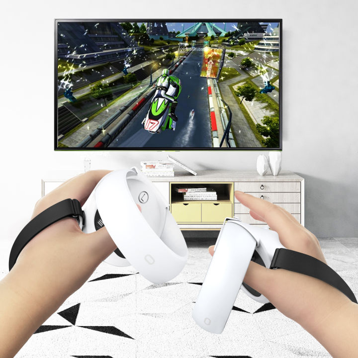 HUNDAI%20New%20VR%20Accessories%20Protective%20Cover%20For%20Oculus%20Quest%202%20VR%20Touch%20Controller%20Silicone%20Cover%20Skin%20Handle%20Grip%20With%20Knuckle%20-%20Image%206