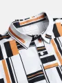 2024 Men's Fashion digital Printed short-sleeved Shirt Men's Hawaiian printed shirt. 