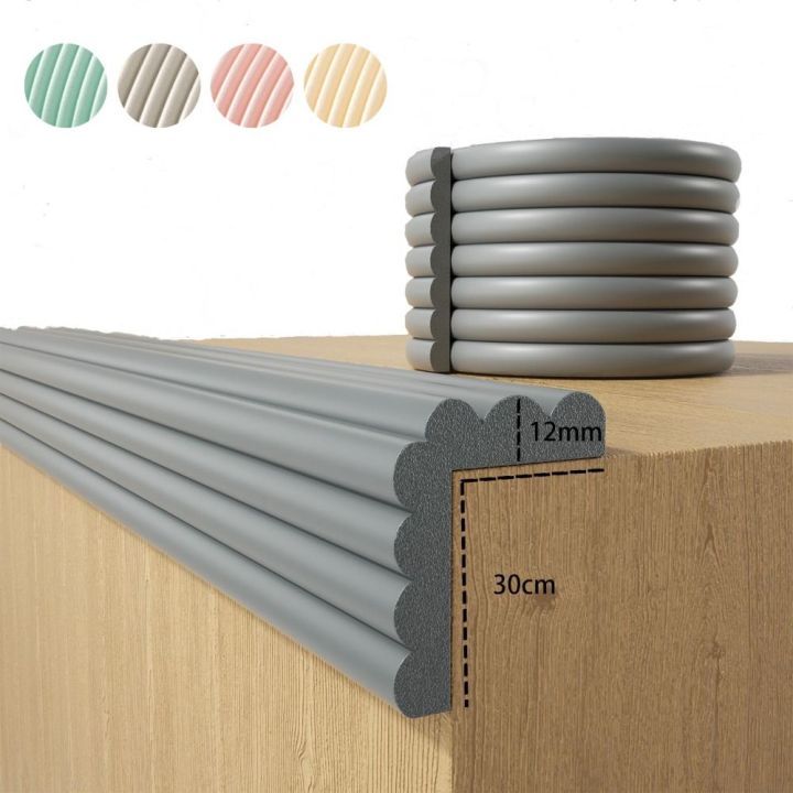 2m Desk Edge Guard Strip Baby Safety Soft Wall Corner Protector Thickend Self Adhesive Anti Collision Cushion