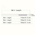 2Pcs Men's Belt Fashion Without Buckle High End Belts Black Soft PU Leather Men Belts Body No Buckle Strap.