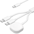 3 in 1 Charging Cable USBC USBA for Phone Magnetic Watch Charger Universal Wireless Dock for iWatch S10 SE Ultra & AirPods. 