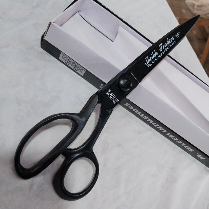 M.Saleem  Industries Black Scissor (10 inch)