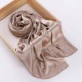 Diamond satin silk party hijab. Hijab Premium Quality. Size: 90 X 30 Inch. -.