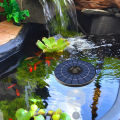 Solar Floating Pond Aerator Bubble Oxygenator with Air Hose and Bubble Stone Fish Tank Oxygenator for Garden Pond. 