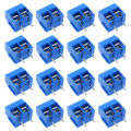 10/50PCS PCB Terminal Block Connector Pitch 5.0mm KF301 Straight Pin 2P 3P Screw PCB Terminal Blocks Connector Assortment Kit. 