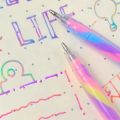 6Pcs Mixing of 3 Colors Rainbow Gel Pens Color Changing Ballpoint Pen Glitter Pen Set for Adults Coloring Book Drawing Doodling. 