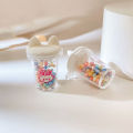 For Labubu Dolls Accessories Cute Miniature Dollhouse Mini Kettle DIY Cartoon Dress Up  Accessories. 
