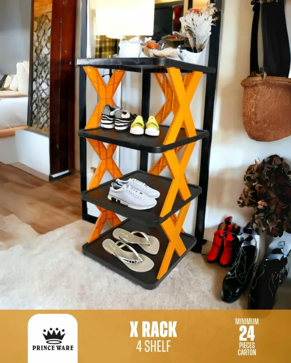 Daily Racks X Corner Rack for your daily use 4 Tier | Daraz.pk