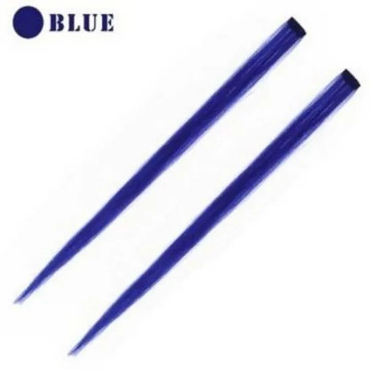 Pack of 2 Hair Mini Extensions Blue