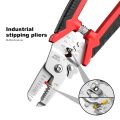 Wire Stripping Pliers Multifunctional Electrician Special Tools Pulling Wire Cutting Pliers Small Copper Pipe Crimping Pliers. 