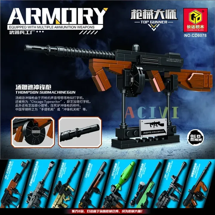 Technical%20Building%20Blocks%20toys%20%20AK47%20Revolver%20Submachine%20Sniper%20Barrett%20WW2%20%20%20War%20SWAT%20Weapon%20Model%20%20for%20children%20-%20Image%205