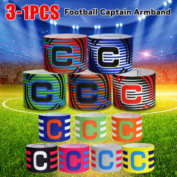 Kid Adults Football Captain Armband Adjustable Soccer Arm Band Team ...