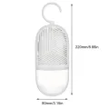 Clothes Dehumidification Box Reusable Hanging Dehumidifier Packs Anti-Mold with Water Collector&Hook for Wardrobe Closet Cabinet. 