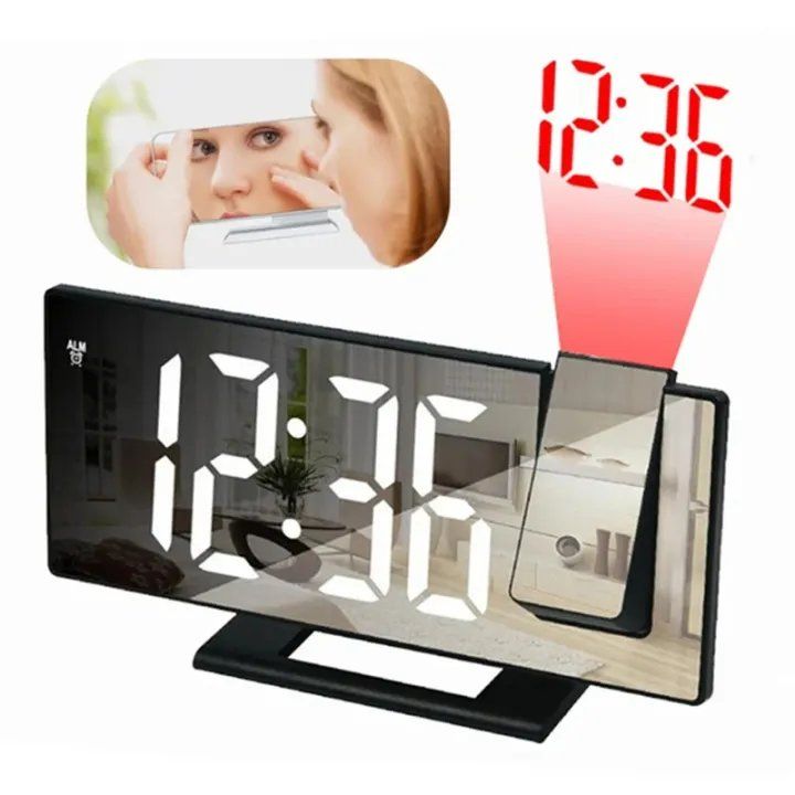 Digital%20Alarm%20Clock%20with%20180%C2%B0%20Rotating%20Projector%20-%20LED%20Large%20Mirror%20Display,%20High%20Quality%20-%20Image%208