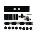 City Train Track Series Building Block Retro Train Base Assembly Model DIY Accessories Compatible MOC Bricks. 