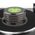 Vinyl Record Player 50/60Hz LP Universal Disc Turntable StabilizerAluminum Alloy with Level Weight Clamp Vinyl Record Player. 