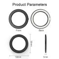 Magnetic Phone Holder For iPhone 15 14 13 12 Pro Max Magnet Ring Mount For Magsafe Smartphone Holder Stand for Wall Kitchen Car. 