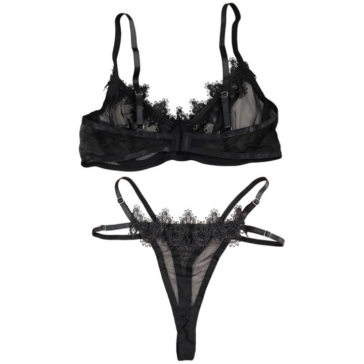 %20Lingerie%20for%20Women%20Underwear%20Panty%20Set%20Play%20See%20through%20Lace%20Bodysuit%20Babydoll%20Sleepwear%20-%20Image%202