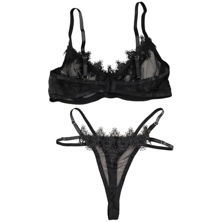 %20Lingerie%20for%20Women%20Underwear%20Panty%20Set%20Play%20See%20through%20Lace%20Bodysuit%20Babydoll%20Sleepwear%20-%20Image%202