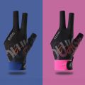 Portable Left Hand Billiards Glove Elastic Non Slip Billiard Training Gloves Breathable Three Fingers Glove Fitness Accessories.