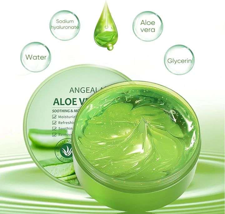 Aloe%20Vera%2099%25%20Soothing%20Gel%20300g%20Soothing%20&%20Moisture%20-%20Image%206