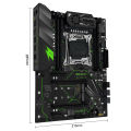 MACHINIST MR9A PRO X99 TPM 2.0 Motherboard LGA2011-3 Xeon E5 2690 V3 CPU DDR4 16GB (2*8GB) 2666MHz RAM Optional Kit Set.