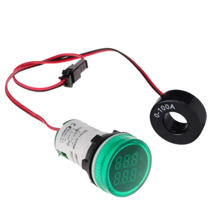 "Digital%20Voltmeter%20and%20Ampere%20meter%202in1%20%7C%7C%20Round%20AC%20Volt-Ampere%20Meter%20%7C%7C%201V-500V%201A-100A%20Voltage-Current%20Tester%20%7C%7C%20Mini%20LED%20Panel%20Meter%20%7C%7C%20Volt-Amp%20Tester%20%7C%7C%20Accurate%20Voltage-Current%20Measurement%20%7C%7C%2022mm%20Digital%20Indicator%20%7C%7C%20Electrical%20Measuring%20Instrumen%20-%20Image%208